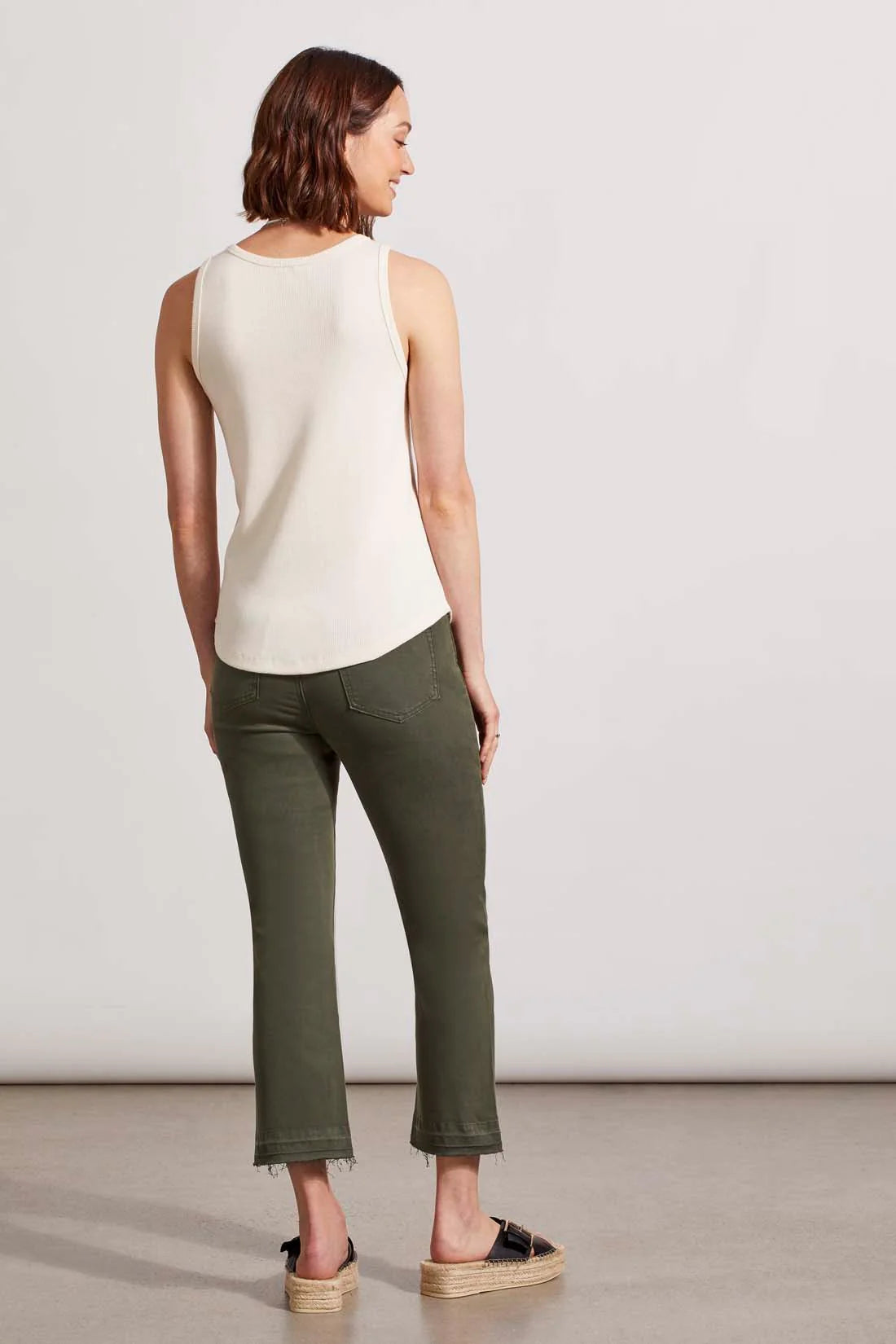 Tri 5361O Cotton Henley Tank