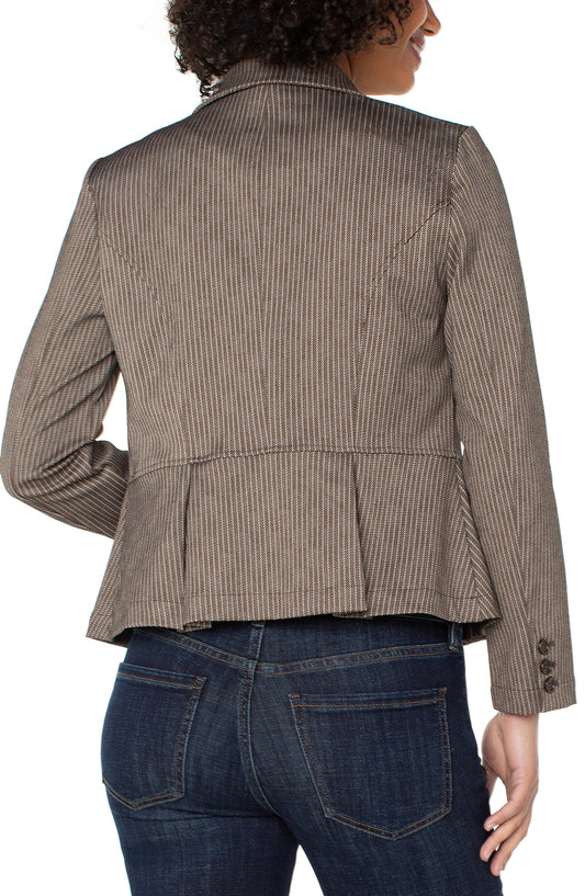 L.P LM1C19TL43 Peplum Blazer