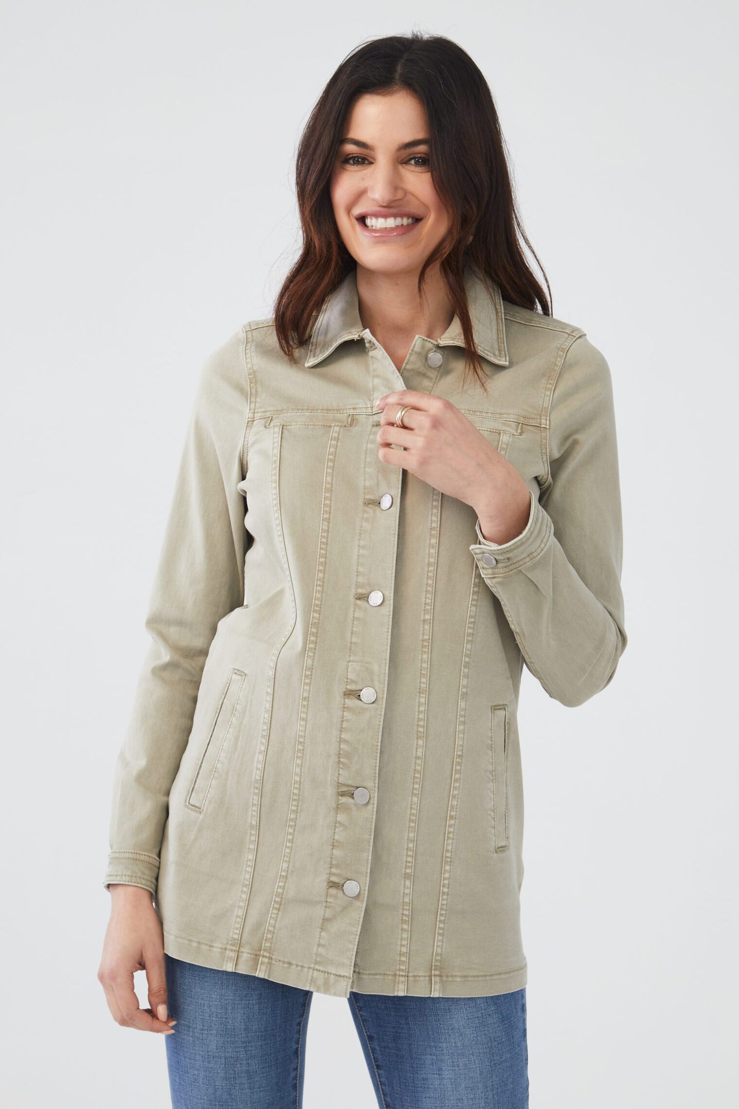 FDJ 1825511 Long Denim Jacket