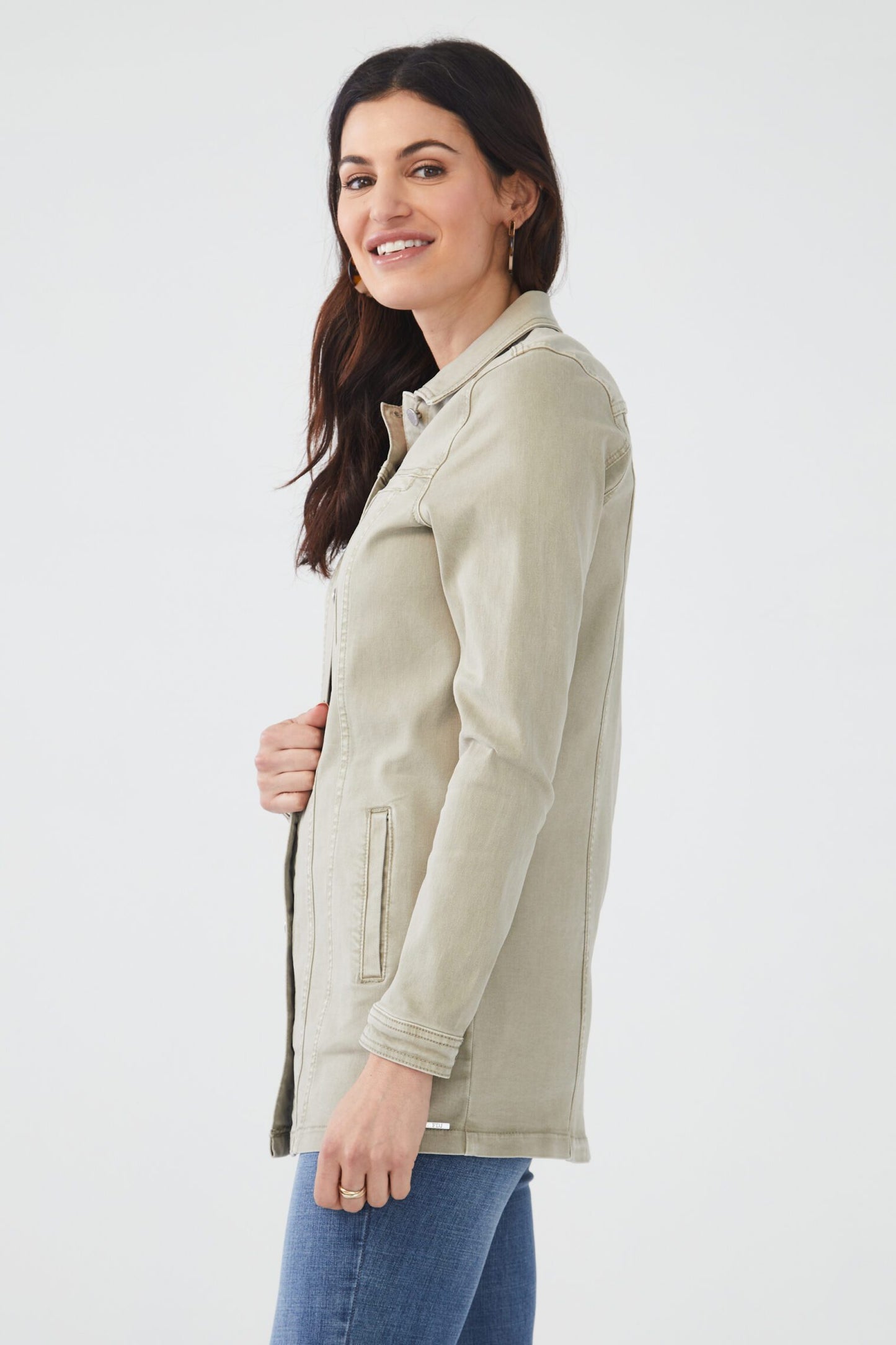 FDJ 1825511 Long Denim Jacket