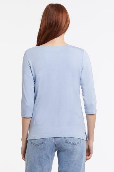 Tri 71610 Boat Neck Top