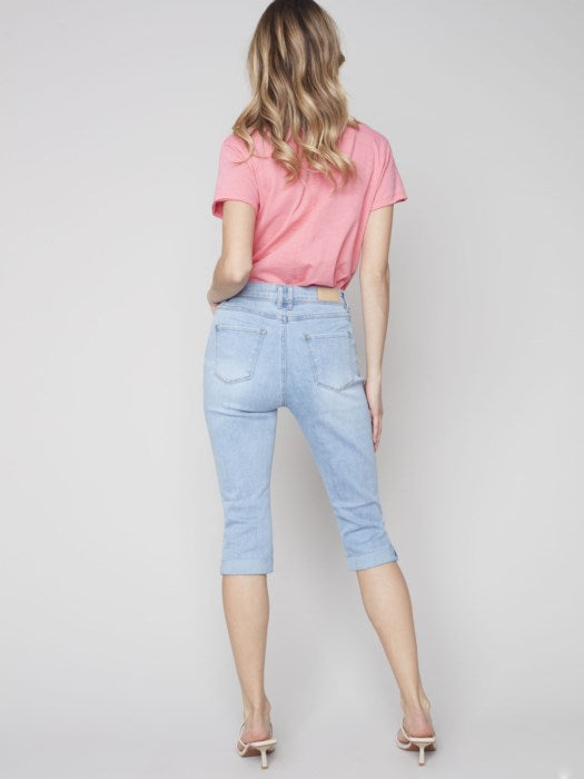 C.B 5208X Denim Pedal Pusher