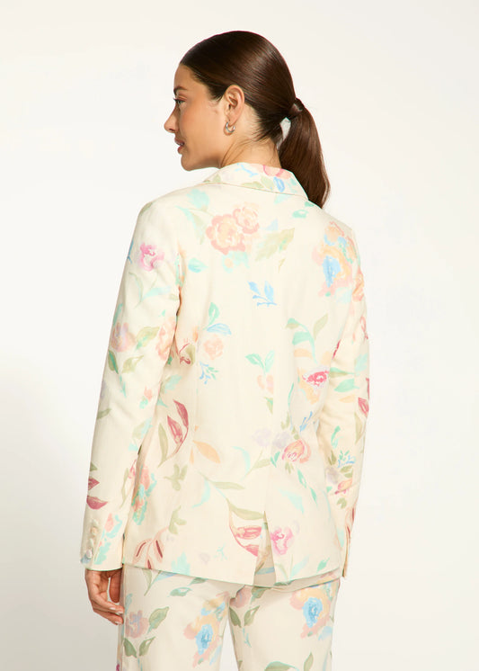 FDJ 1624989 Textured Printed Blazer