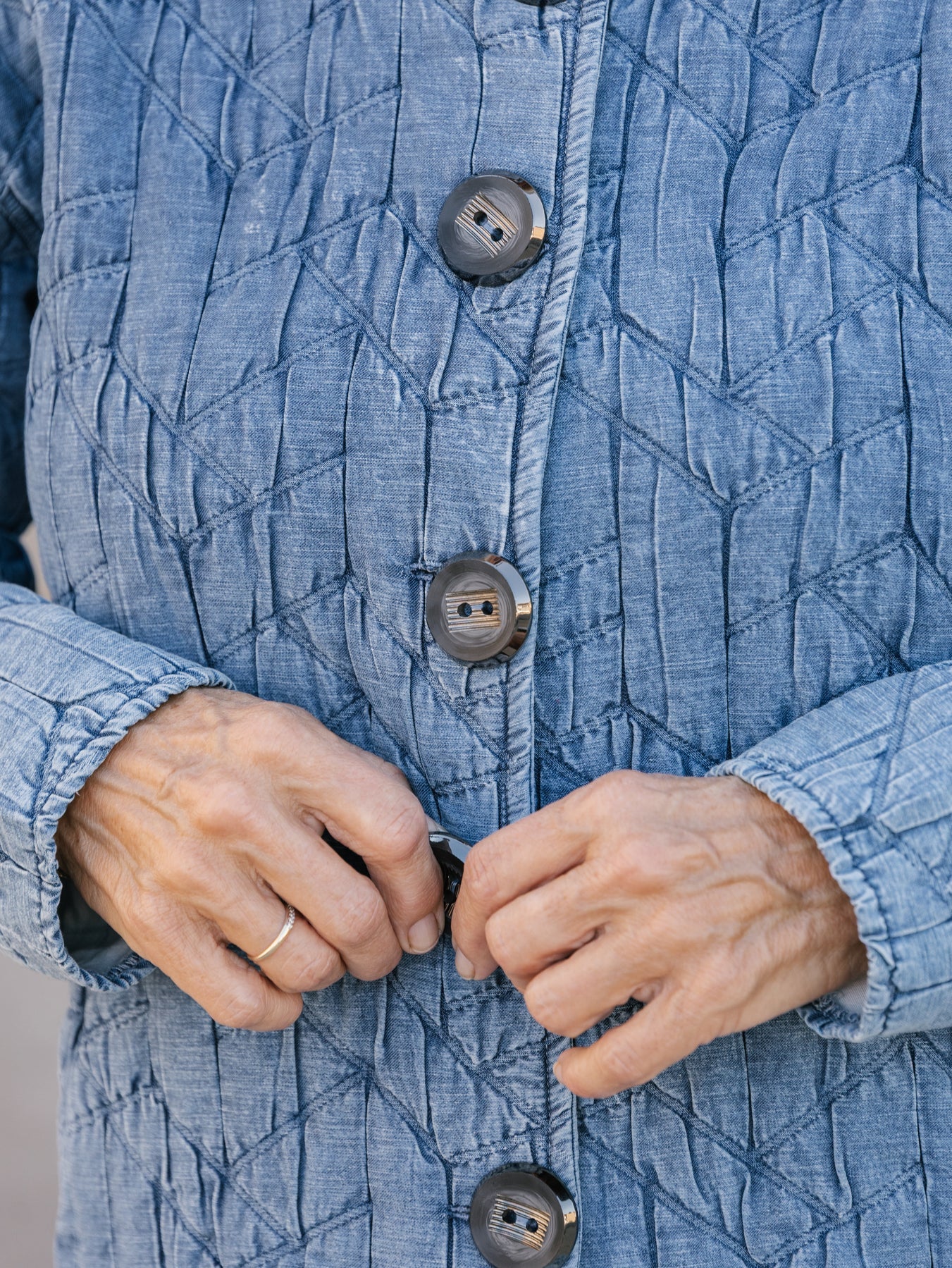 S.P 1795 Quilted Denim Jacket