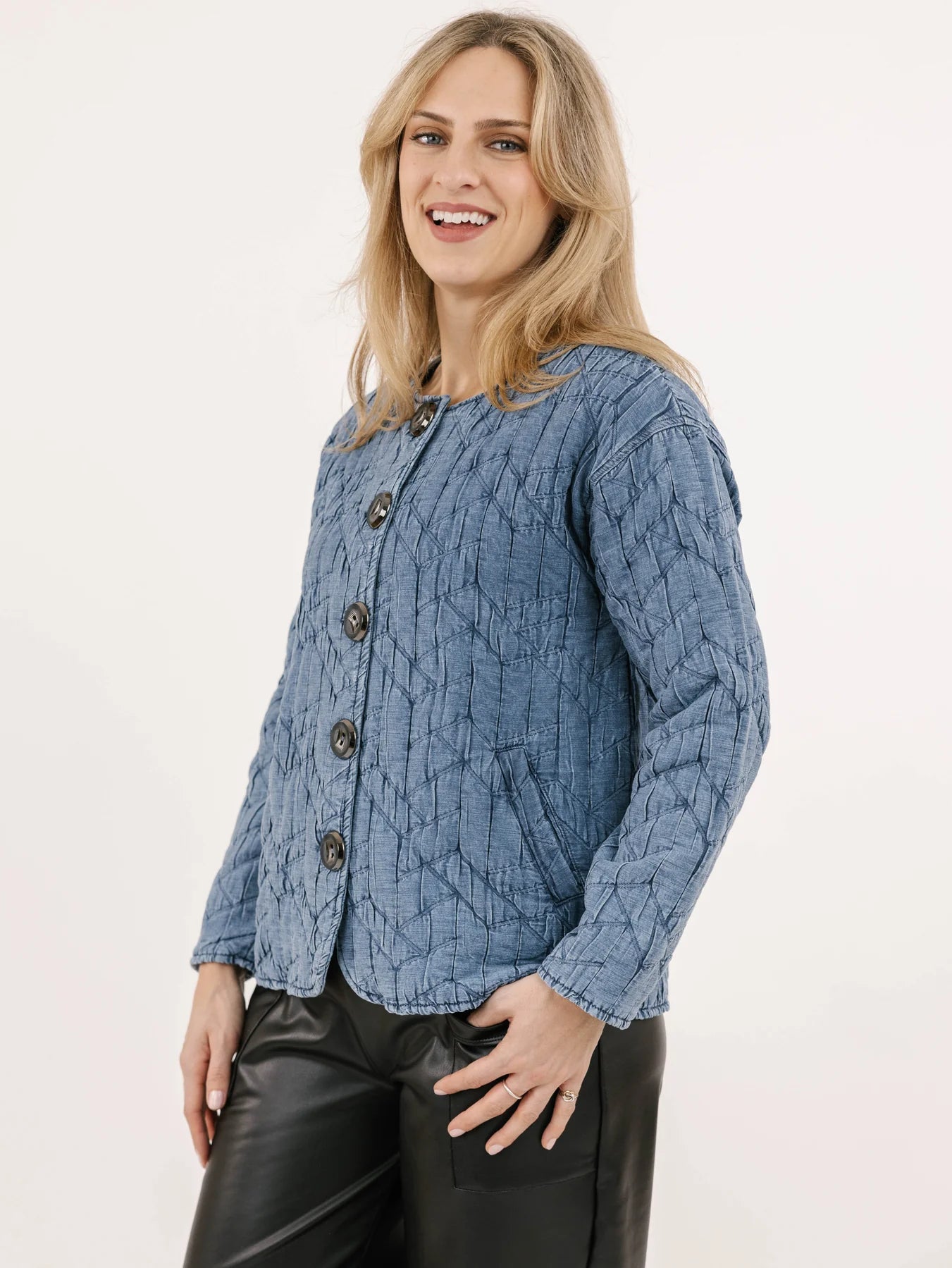 S.P 1795 Quilted Denim Jacket