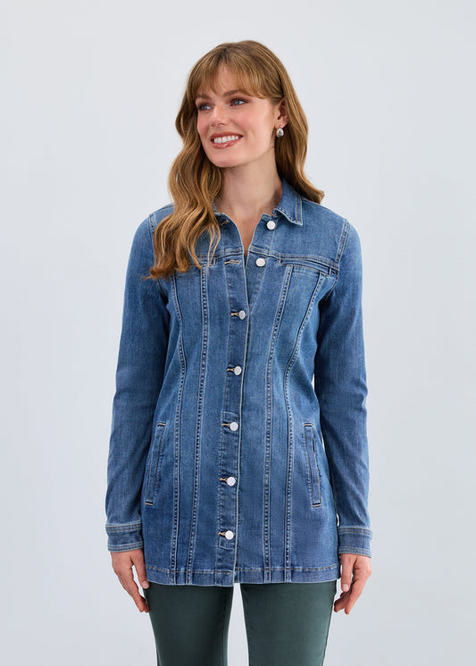 FDJ 1825669 Long Denim Jacket