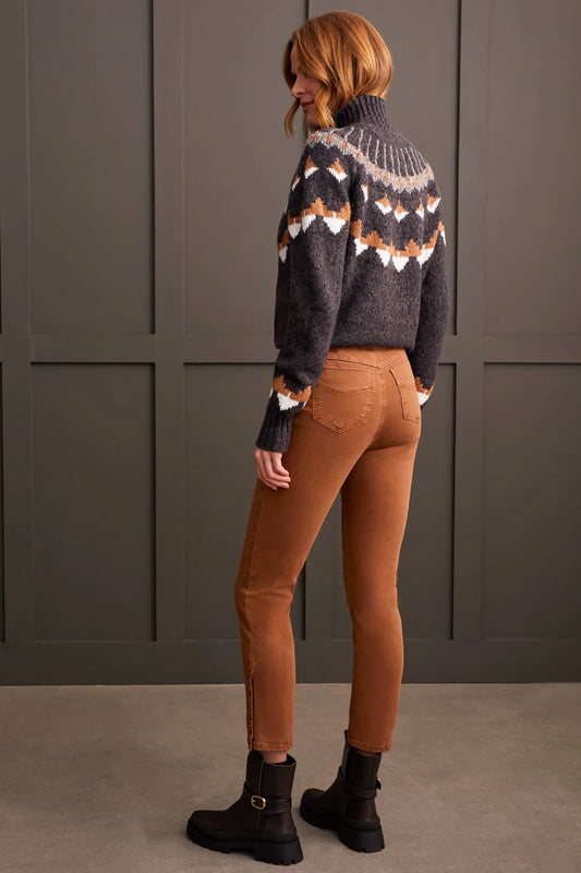Tribal 1860O Comfort Stretch Pull-On Ankle Pant