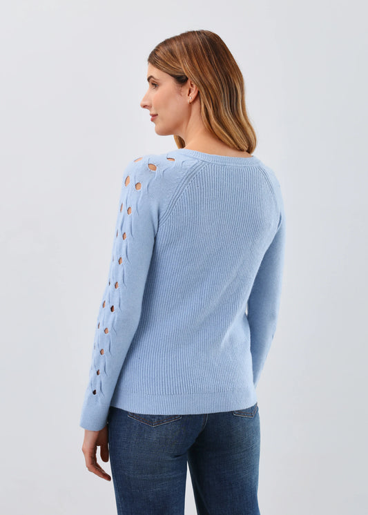 FDJ 1915333 Long Sleeve V-Neck Sweater