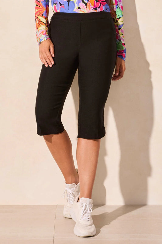 Tri 2057o Flatten It® Pull-On Capri With Zip Pockets