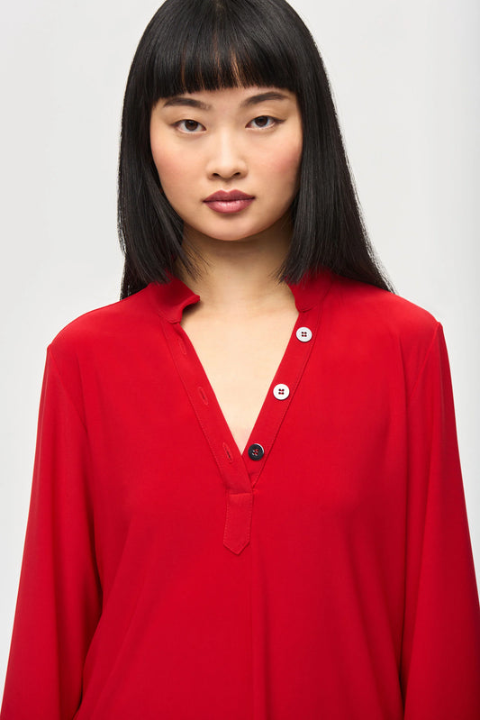 J.R 243187 Silky Knit Trapeze Tunic