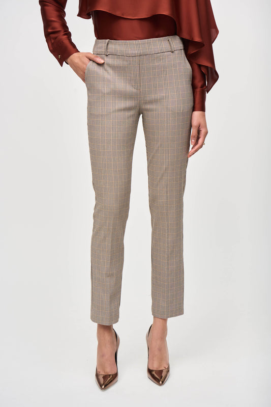 J.R 243227 Millennium Plaid Slim Fit Pants