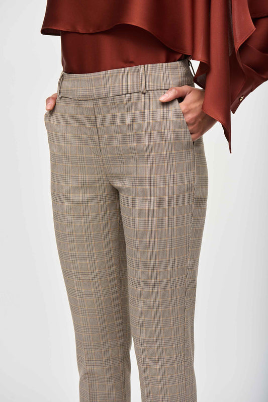 J.R 243227 Millennium Plaid Slim Fit Pants