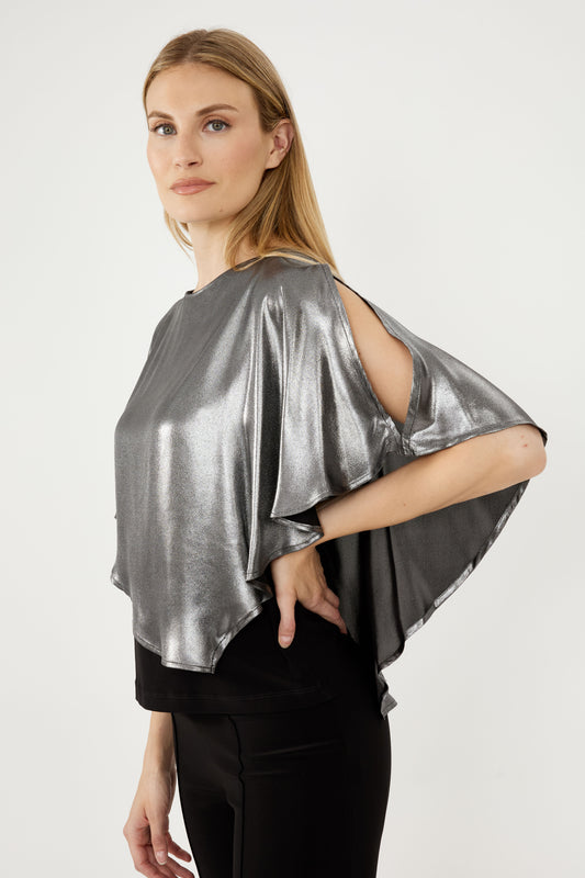 F.L 244143 Metalic Crew Neck Pullover