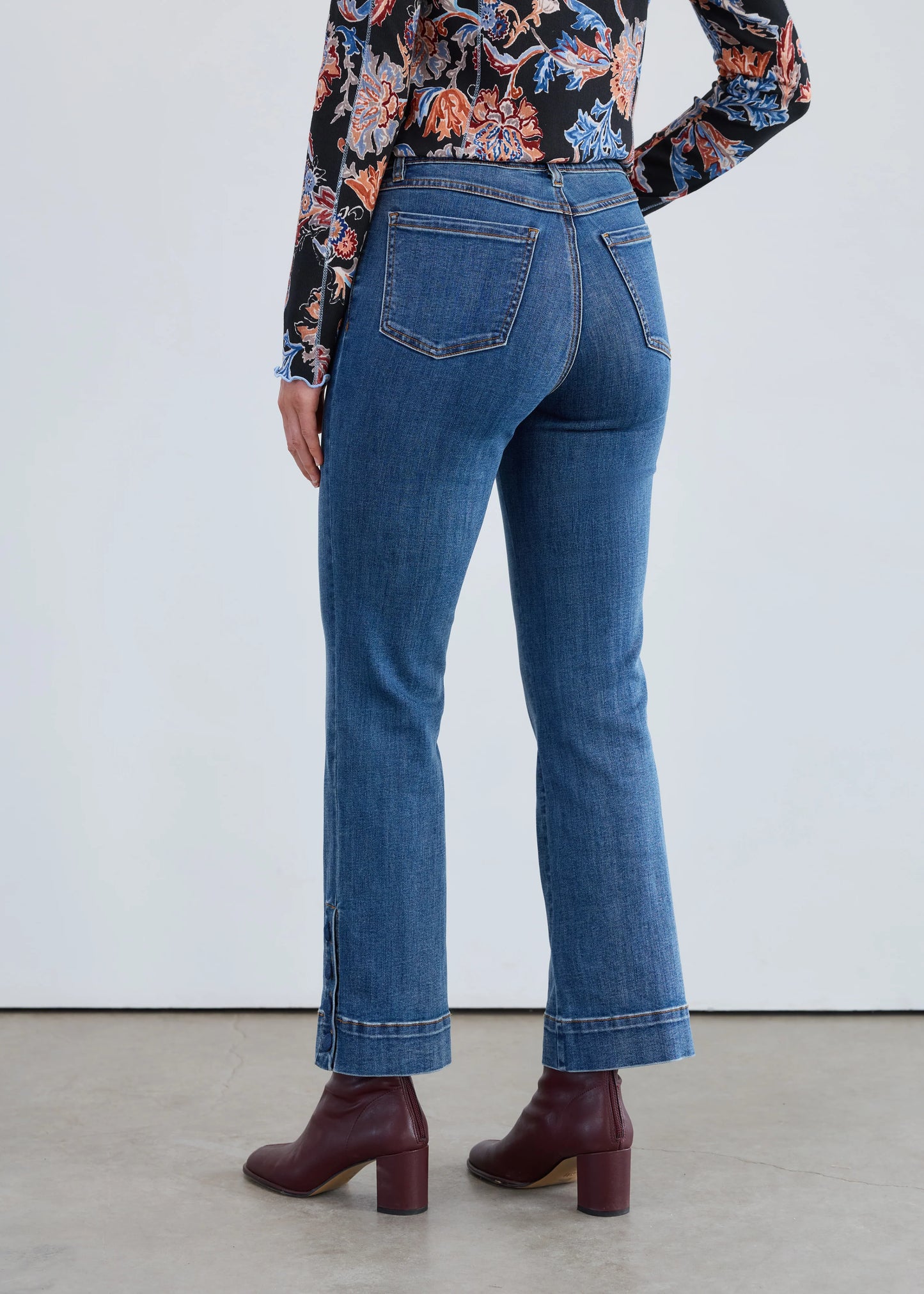 FDJ 2462669 Pull-On Boot Ankle Denim