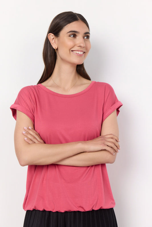 Soya 24758 Basic Short Sleeve Blouse