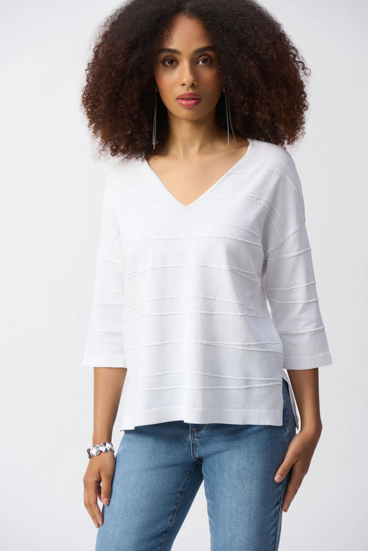 J.R 251923 Jacquard Sweater Knit Pullover