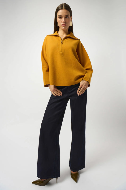 J.R 251968F25 Goldie Classic Wide-Leg Stretch Jeans