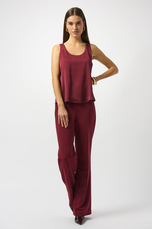 J.R 253292 Recycled Hammered Satin Sleeveless Top