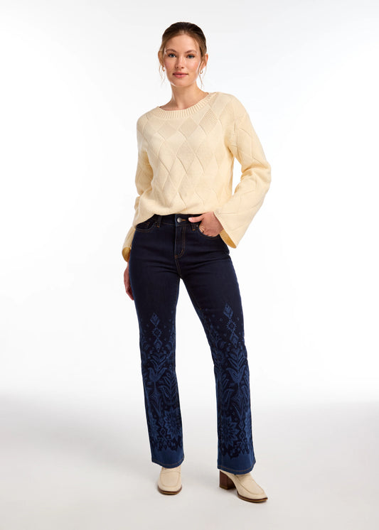 FDJ 2604779 Olivia Flare Leg Denim