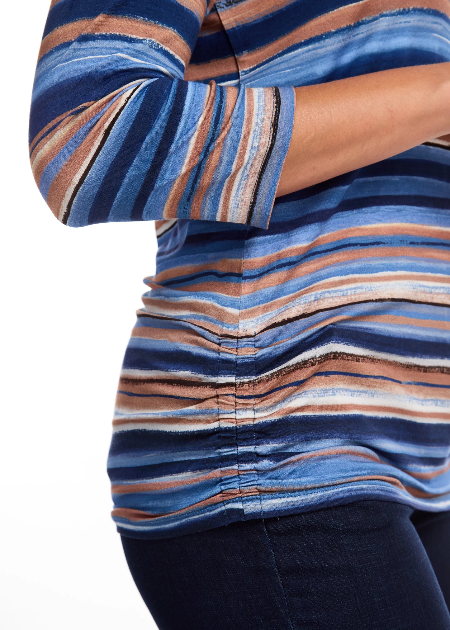 FDJ 3231756 3/4 Sleeve Boat Neck Top