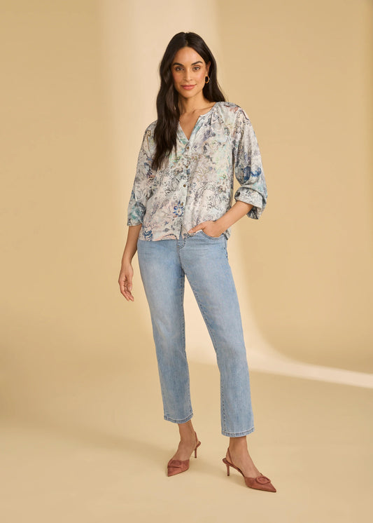FDJ 7524397 Long Sleeve Printed Shirt