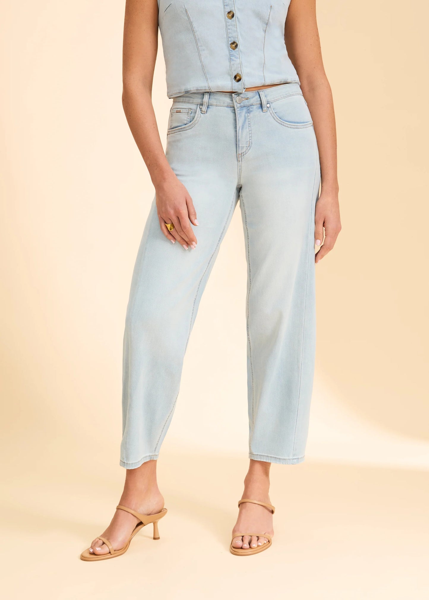 FDJ 2795370 Girlfriend Barrel Ankle Denim