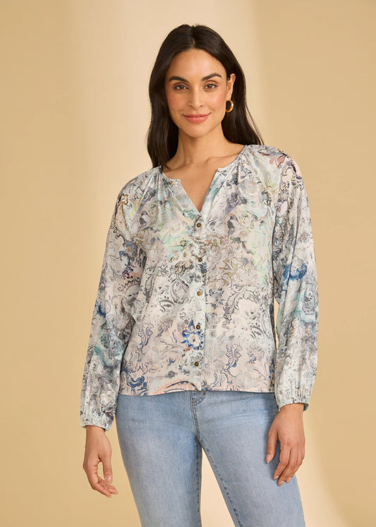 FDJ 7524397 Long Sleeve Printed Shirt