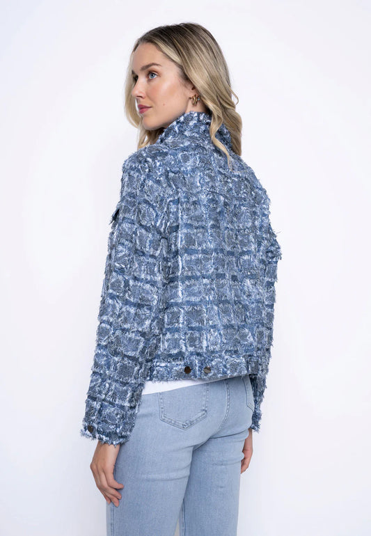 Pic GM463VF Novelty Fringed Denim Jacket
