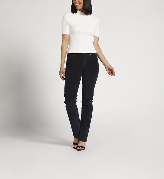 Jag Ruby Cord Mid Rise Straight Leg Pants