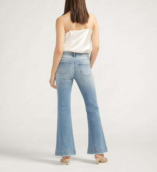 Jag J2972SAT259 Kait Mid Rise Flare Leg Jeans