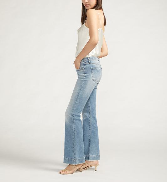 Jag J2972SAT259 Kait Mid Rise Flare Leg Jeans