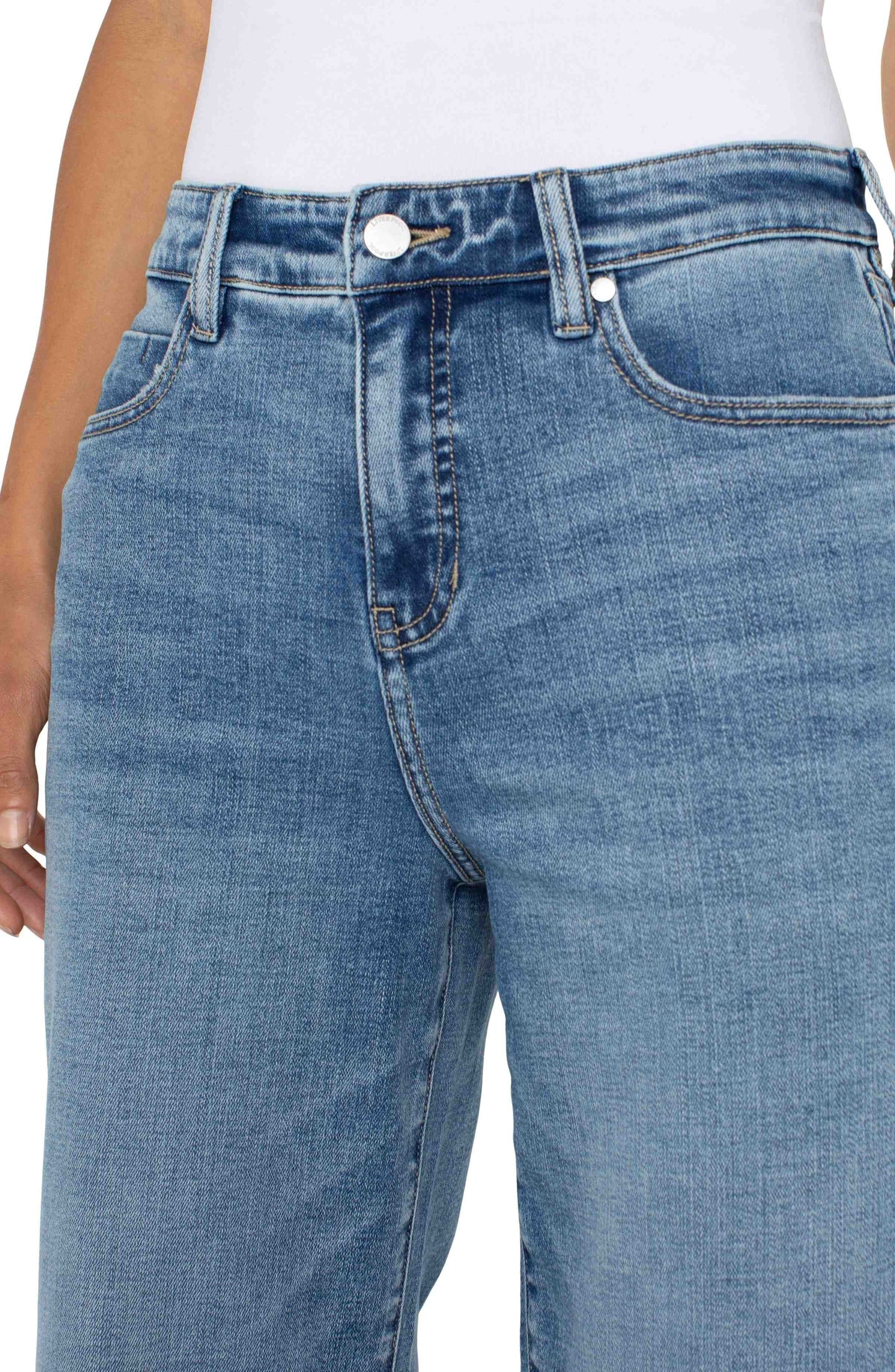 L.P LM4142CH4 Stride High Rise Wide Leg