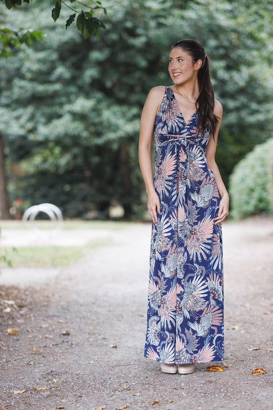 Pap 16614 Grecian Maxi Dress