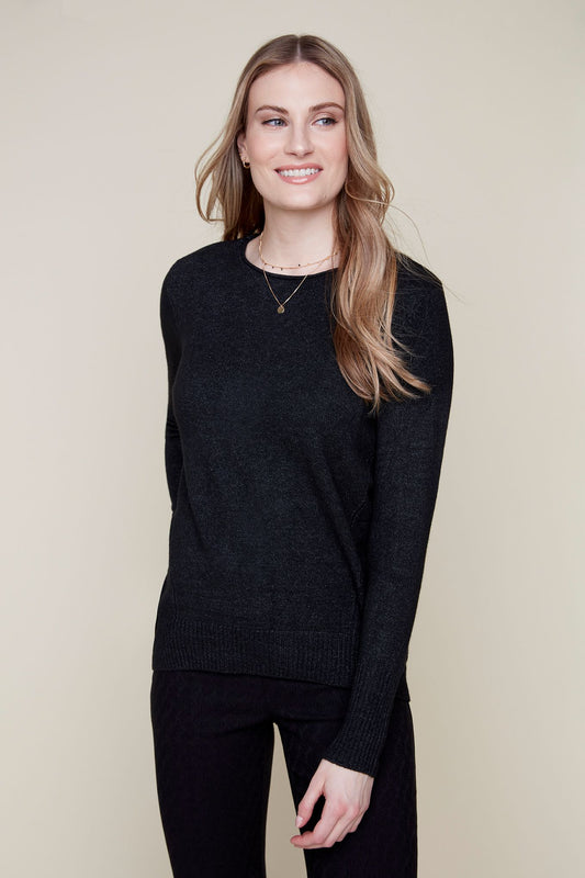 R. 6910 Knit Round Neck Sweater