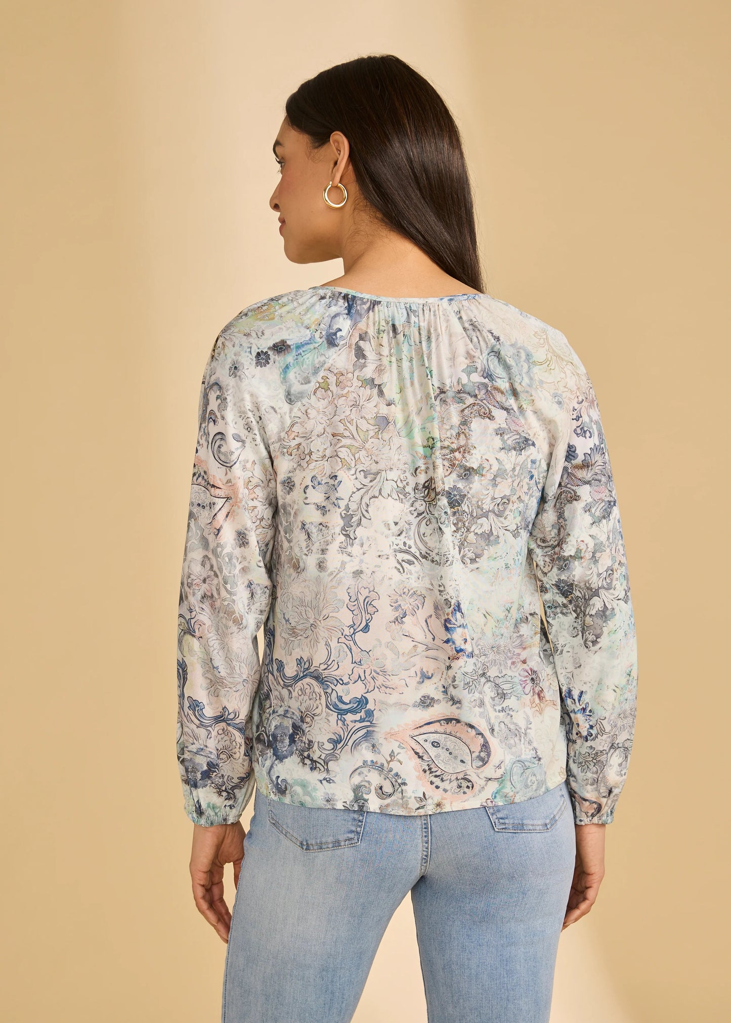 FDJ 7524397 Long Sleeve Printed Shirt