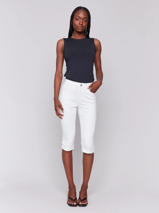 C.B C5208W Stretch Twill Pedal Pusher Pants