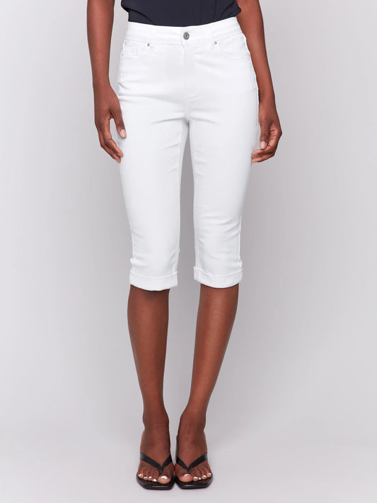 C.B C5208W Stretch Twill Pedal Pusher Pants