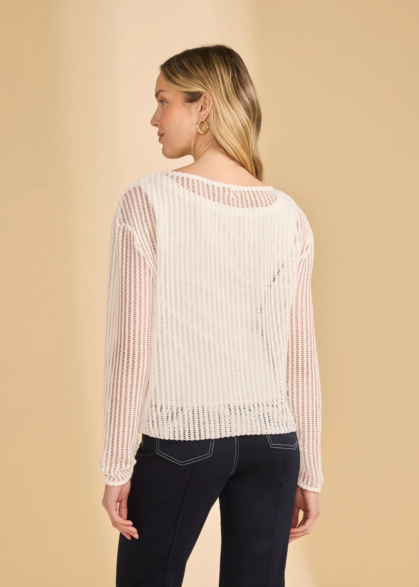 FDJ 3648422 Long Sleeve Bubble Top