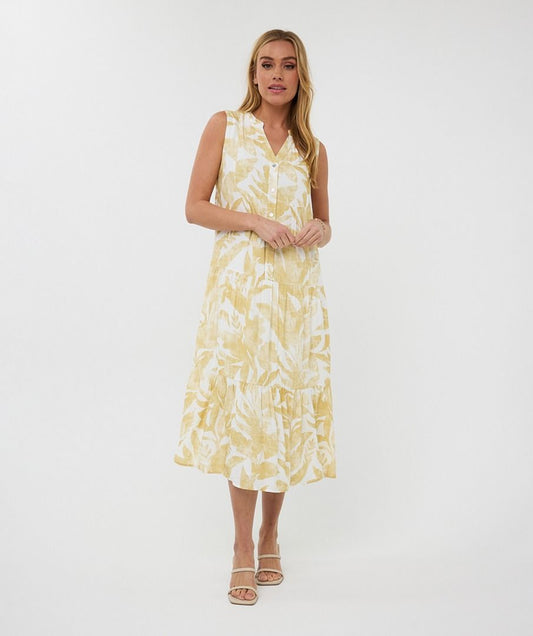 Esq 14205 Midi Layered Dress