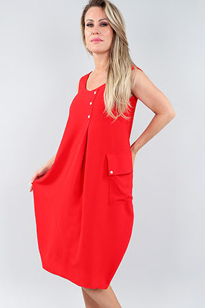 M.T 3602 Sleeveless  Balloon Dress