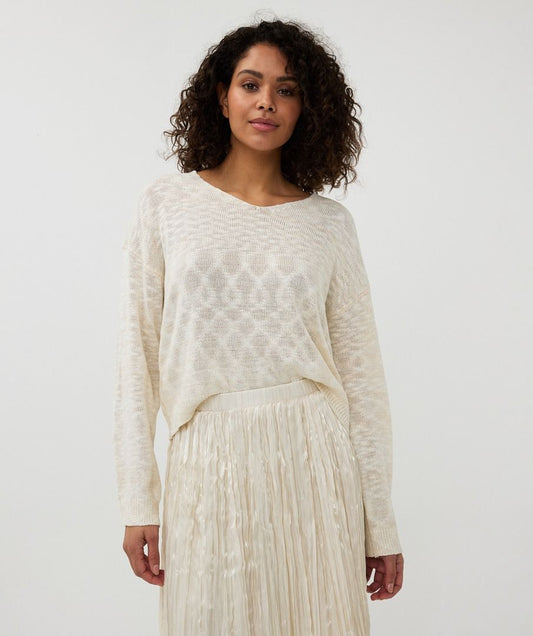 Esq 02018 Boxy Slub Sweater