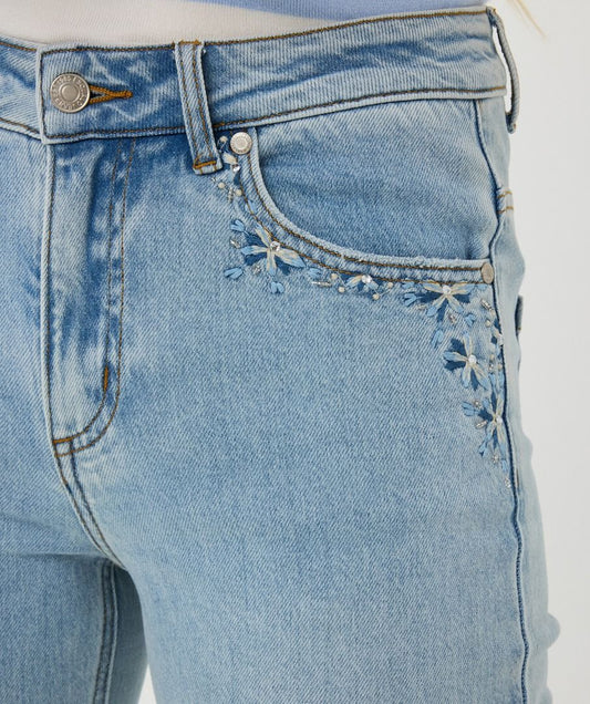 Esq 12009 Embroidered Jeans