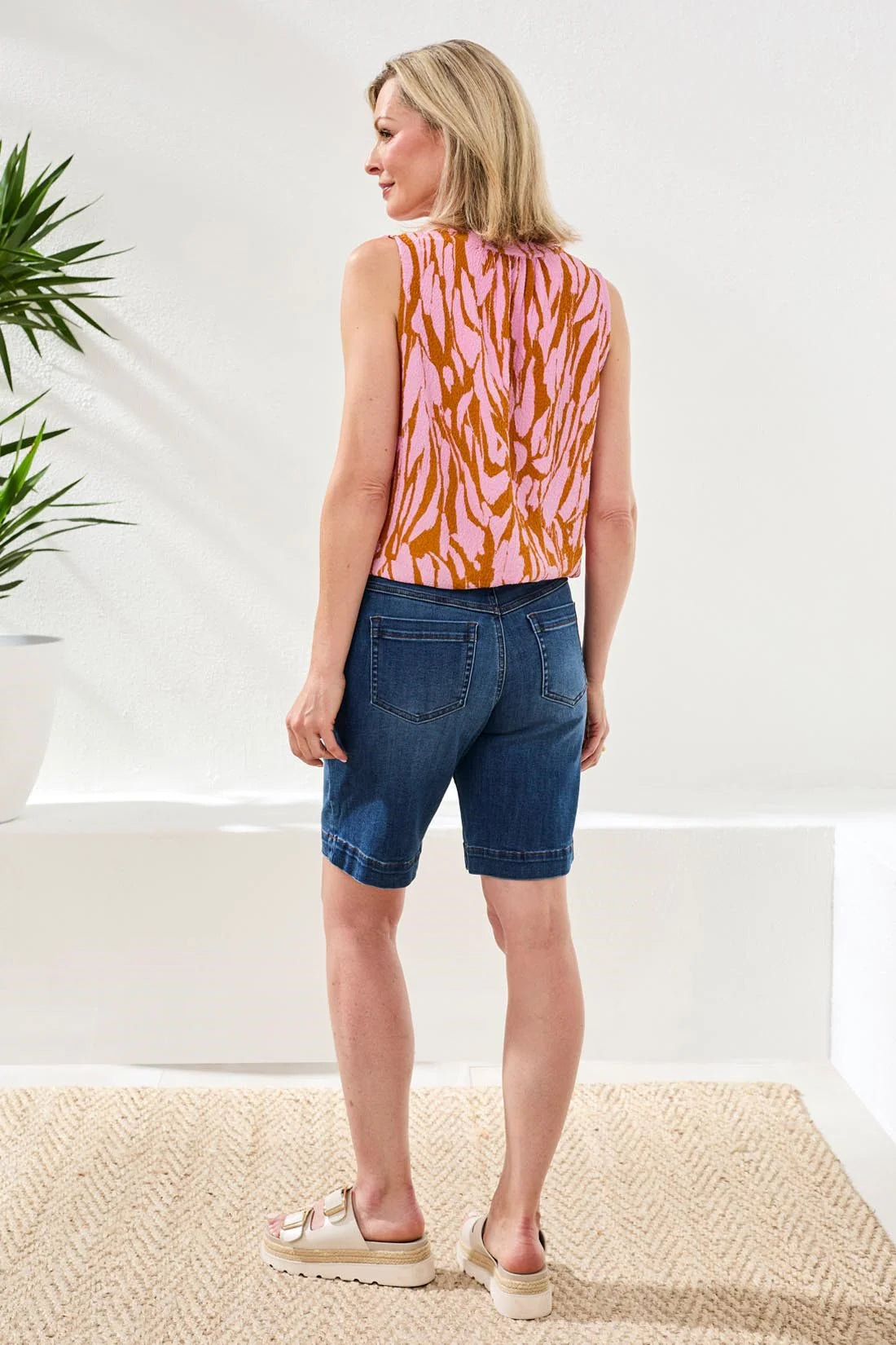 Tri 5709o Audrey Pull-On Bermudas Boundless Stretch Denim