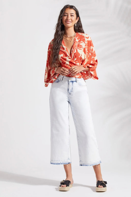 Tri 5390XX  Brooke High Rise Wide Leg Crop Jean