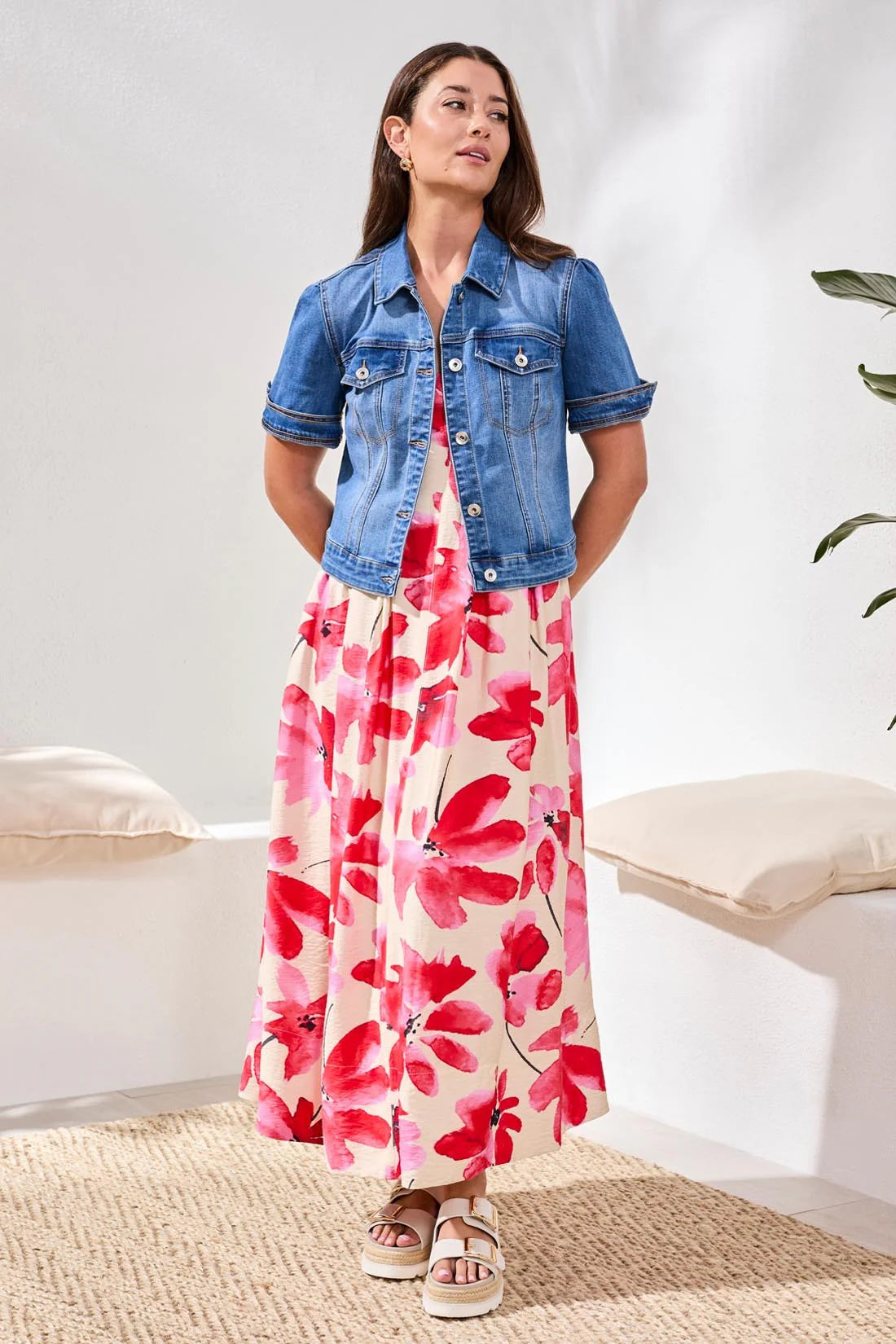 Tri 5713o Comfort Stretch Elbow-Sleeve Denim Jacket