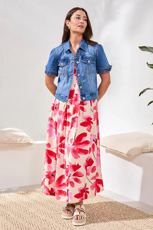 Tri 5713o Comfort Stretch Elbow-Sleeve Denim Jacket