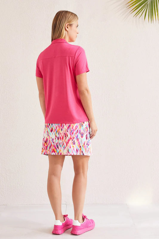 Tri 1750O Shadow Stripe Polo Tee
