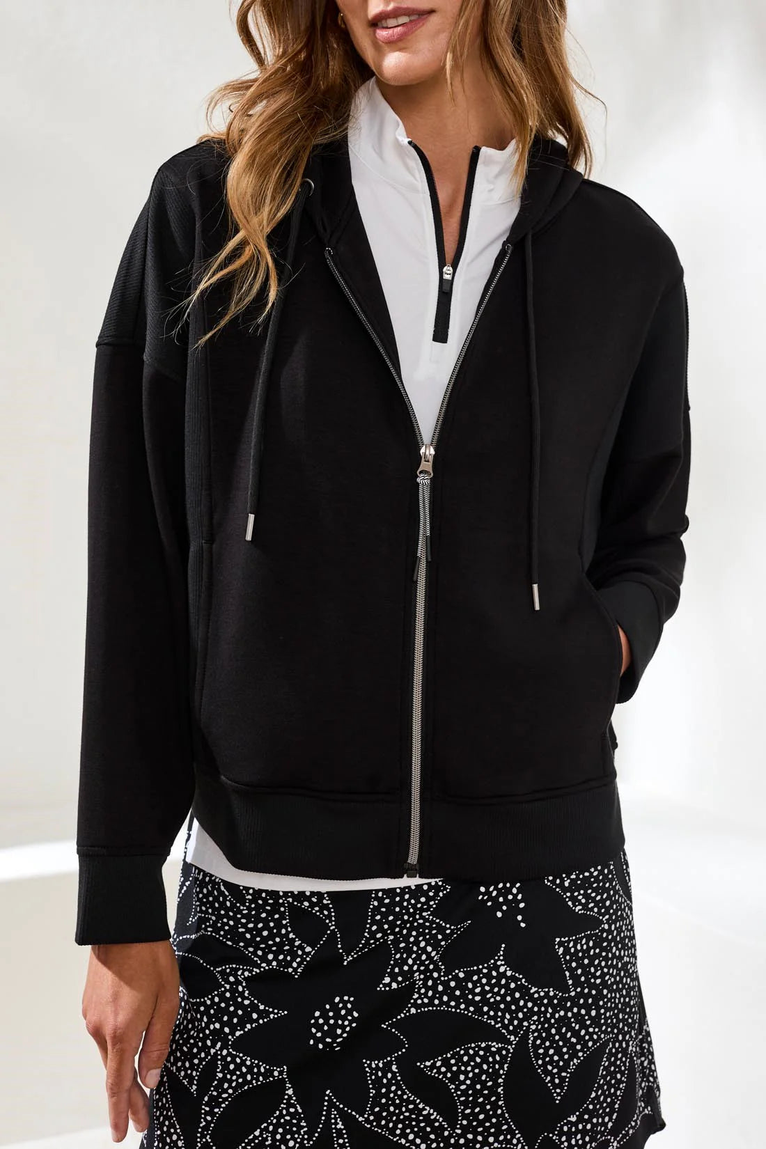 Tri 3017o Techno Lux Hooded Cardigan Combo