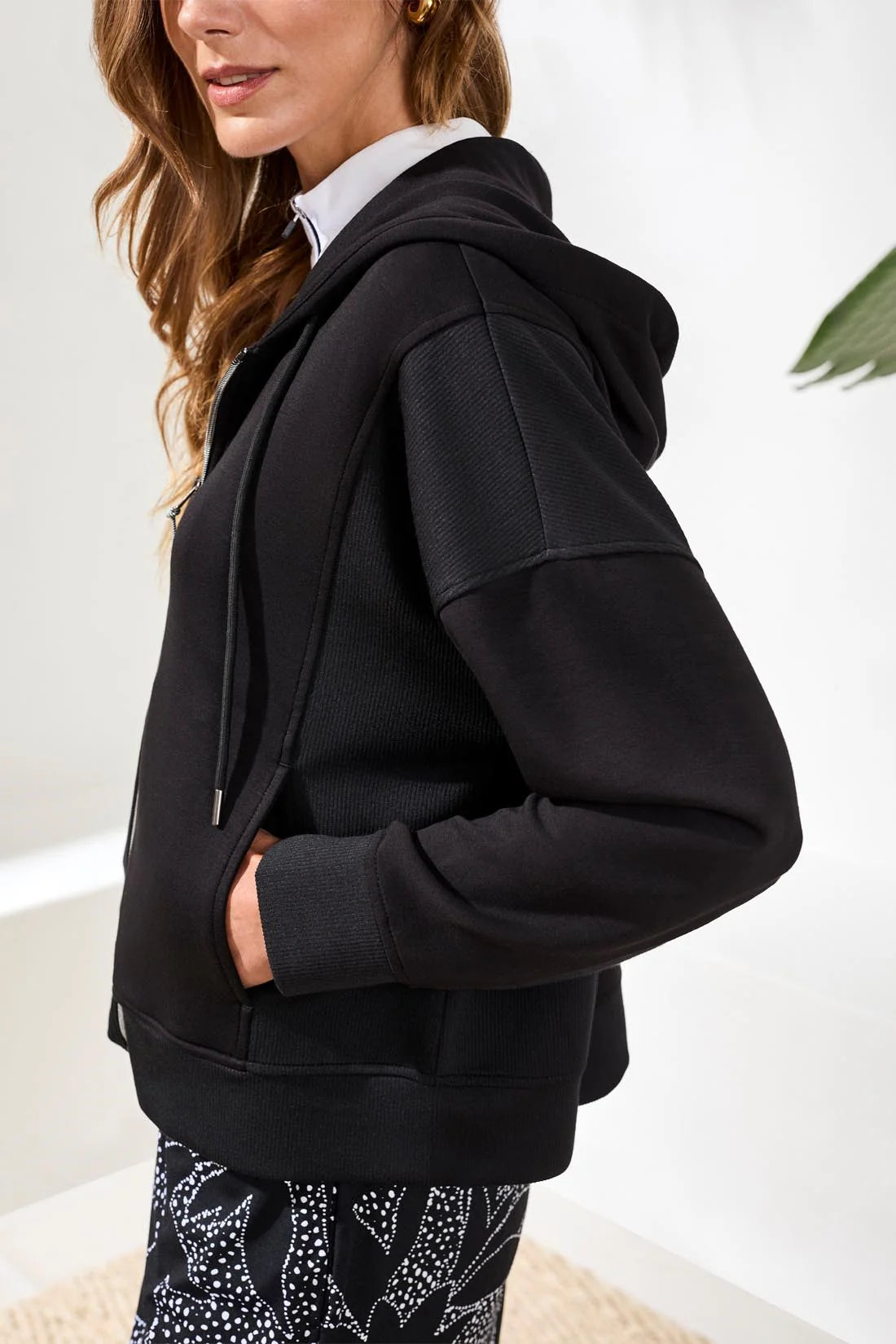 Tri 3017o Techno Lux Hooded Cardigan Combo