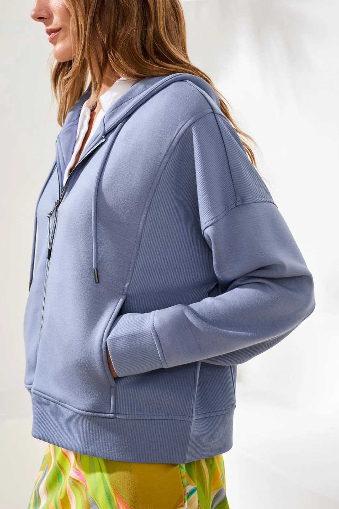 Tri 3017o Techno Lux Hooded Cardigan Combo
